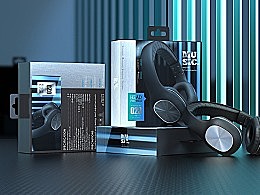 信拓-3C数码品类高端黑色系列头戴耳机包装